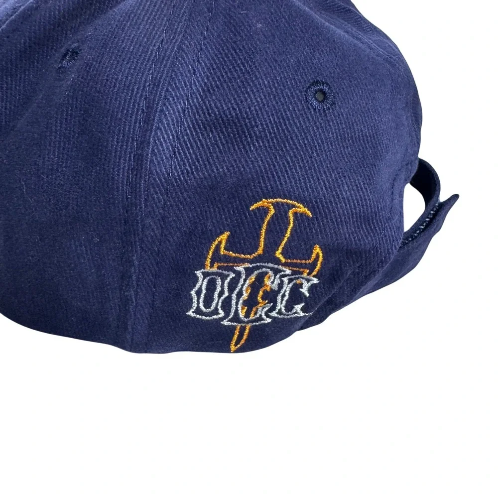 Orange County Choppers Baseball Cap Mens OSFA Navy Blue Embroidered Logo Hat